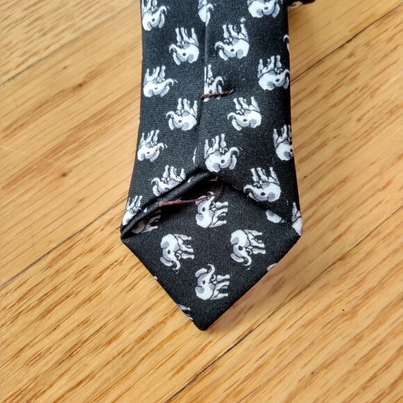 Vintage Silk Elephant Tie Handmade by Kai Long - Picture 6 of 9
